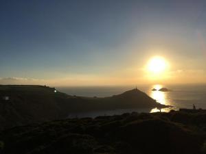 Cape Cornwall, winter sunset