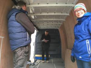 Minty, Mylo and Andy - early head scratching.