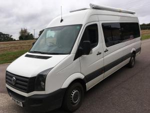 Awning attached - about to be left at Wrap Capital.