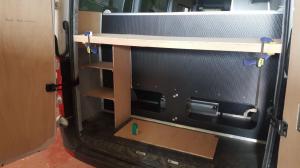 This was the first iteration of the garage - but it was all ripped out again.